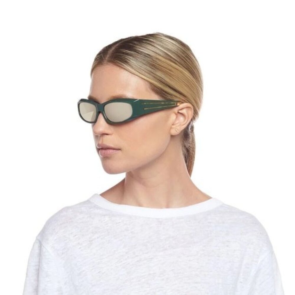 Adam Selman X Le Specs The Edge In Army Green/Gold - image 5
